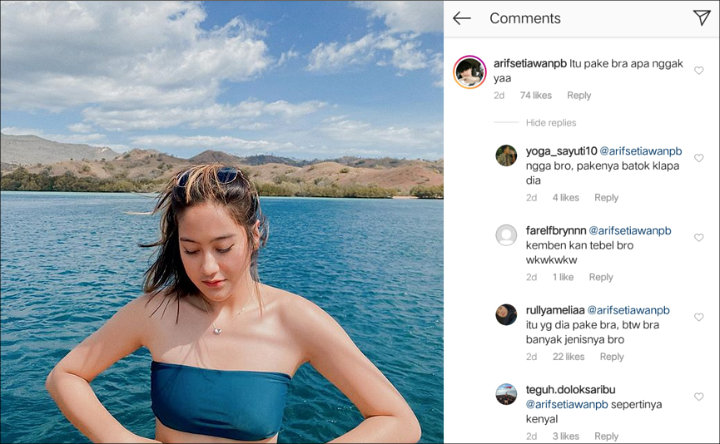 Salshabilla Adriani Dikira Tak Pakai Bra Gegara Foto Buka-bukaan Ini, Tuai Pro Kontra