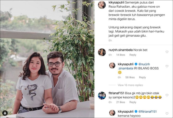 Kiky Saputri Balas Menohok Usai Dikatai Norak Gara-gara Caption \'Nakal\'