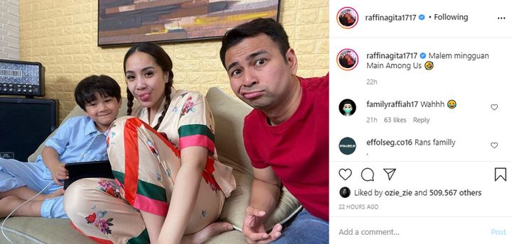 Raffi ahmad tepis isu benalu tiara andini