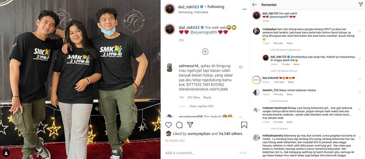 Rizki vs Fans Nadya