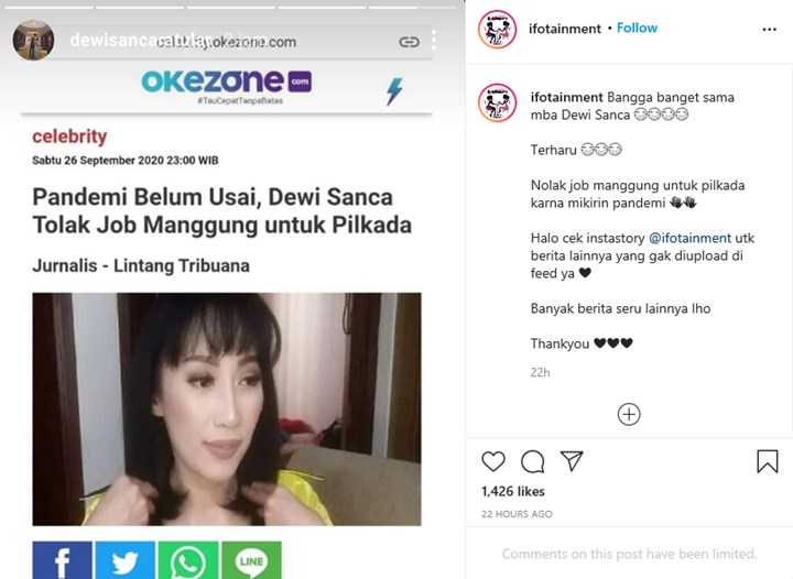 Dewi Sanca Tuai Respons Tak Percaya Usai Ngaku Tolak Job Manggung Kampanye Pilkada