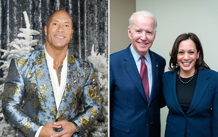 Dwayne Johnson Dukung Capres-Cawapres Joe Biden-Kamala Harris di Pilpres AS