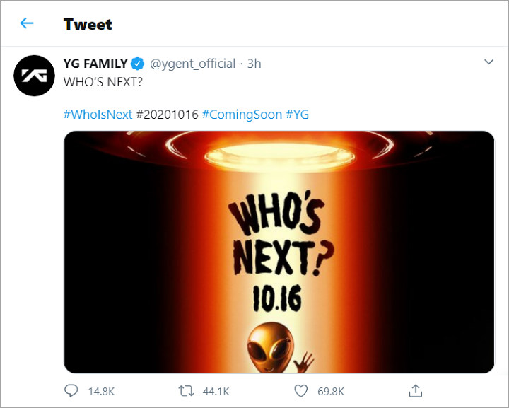 YG Entertainment Rilis Teaser Misterius tentang Siapa yang Bakal Comeback Selanjutnya