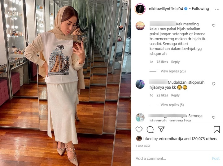 Kerudung Nikita Willy Disorot