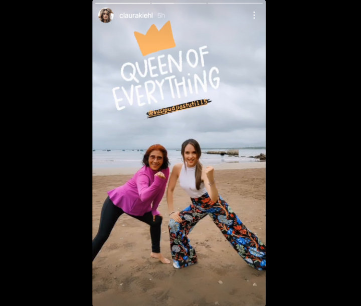 Kompak Berpose Kocak, Cinta Laura Ngaku Ngefans Sampai Sebut Susi Pudjiastuti \'Edisi Terbatas\'