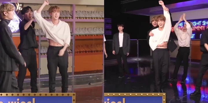 Jin BTS Seksi Pakai Crop Top, Tetap Ogah Auratnya Diumbar-umbar