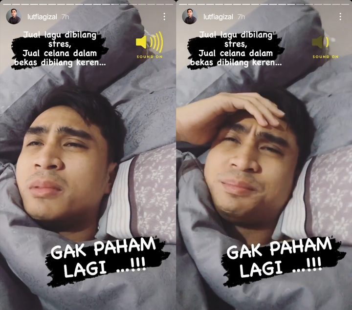 Lutfi Agizal Ngamuk Dianggap Stres Gegara Jual Lagu Rp50 Juta, Lampiaskan dengan Sindir Dinar Candy