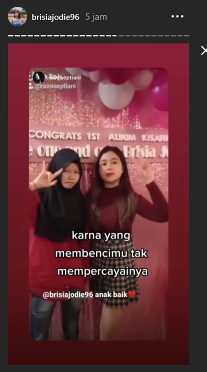 Postingan Brisia Jodie