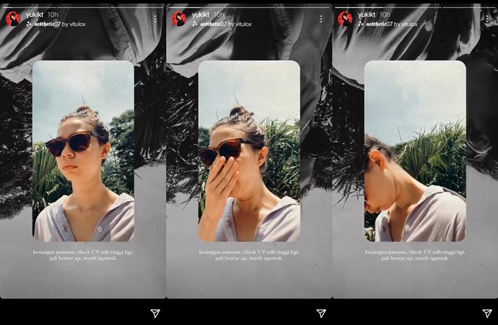 Gaya Ngantuk Yuki Kato Saat Berjemur Jadi Sorotan, Dandanan Sederhana Banjir Pujian?