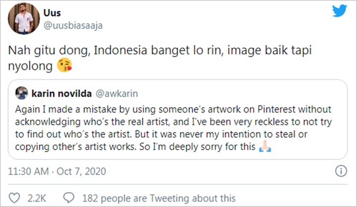 Sindiran Sadis Uus Ketika Awkarin Minta Maaf Ketahuan ...