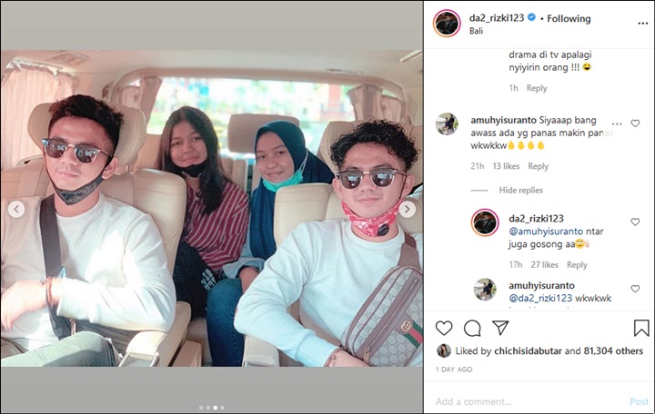Foto Rizki DA Bareng Nda