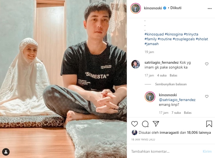 Rizky Kinos Diprotes Karena Kenakan Kaos Oblong dan Tak Pakai Peci Saat Salat
