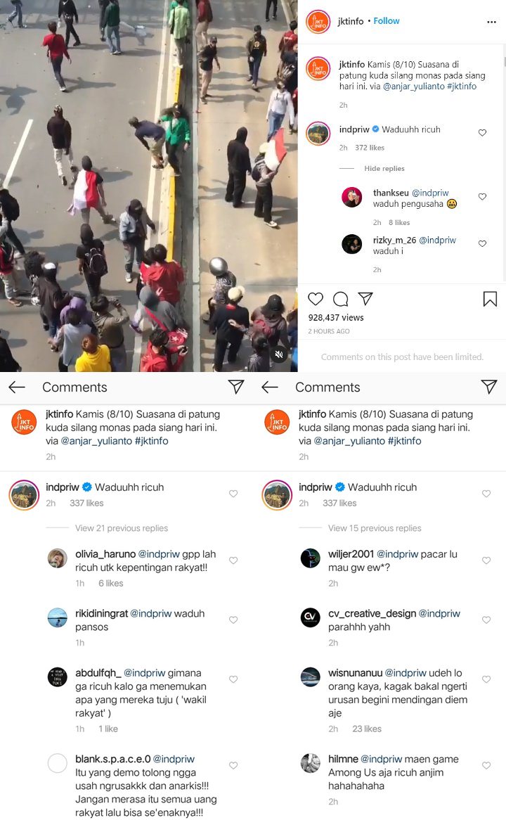 Tunangan Nikita Willy Dihujat Usai Sebut Demo UU Cipta Kerja Ricuh, Status Anak Konglomerat Terseret
