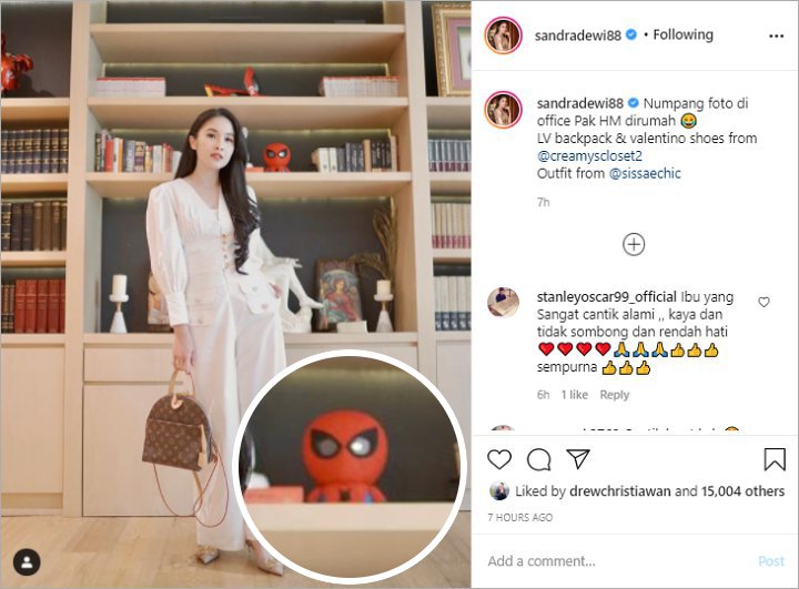 Sandra Dewi Foto di Ruang Kerja Mewah Suami, Putra Irish Bella Pemotretan \'Dililit\' Ular-Topik Pagi