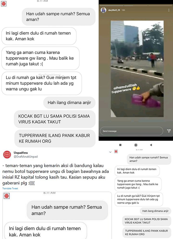 Drama Kehilangan Tupperware Sampai Kabur