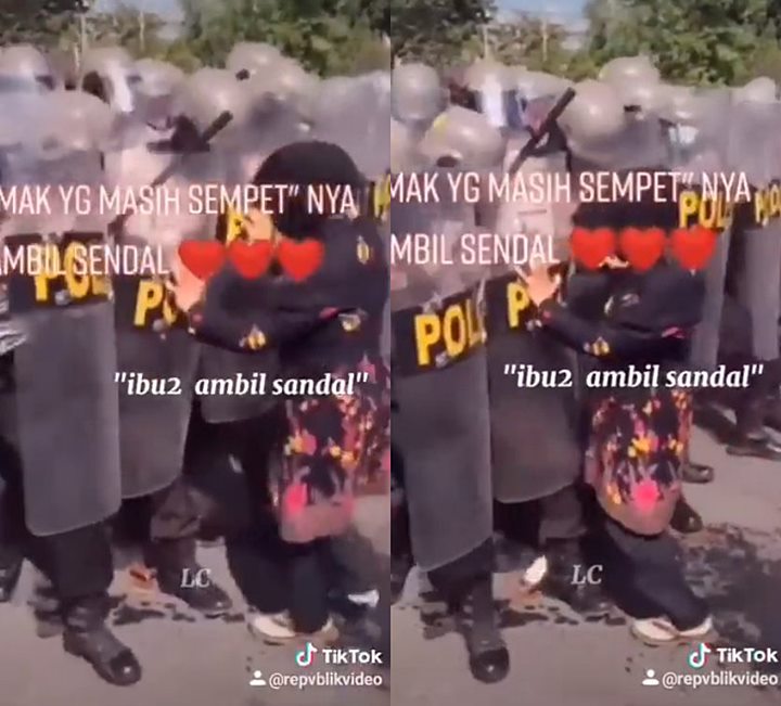 Emak-Emak vs Polisi?