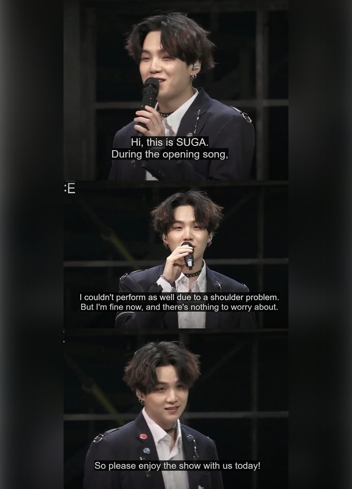Suga Tetap Totalitas di Konser BTS Meski Cedera, Profesionalisme Tuai Pujian