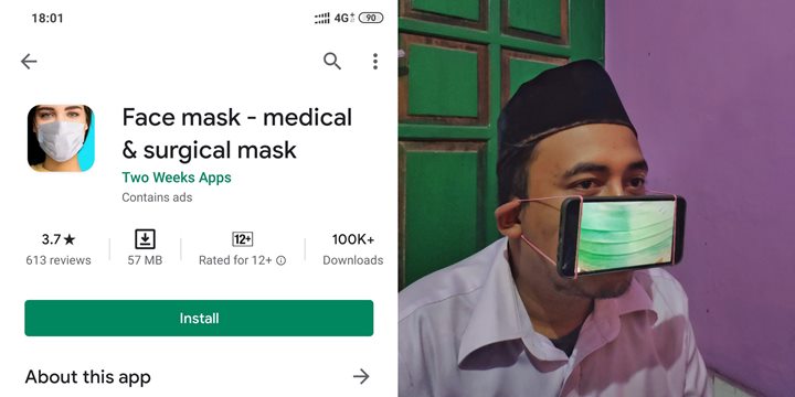 Mendadak Viral, Masker Online Ini Bikin Tepuk Jidat