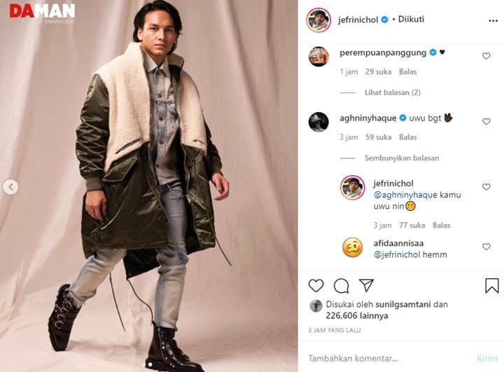 Jefri Nichol Sebut Aktris ini \'Uwu\' Bikin Fans Cemburu Berjemaah