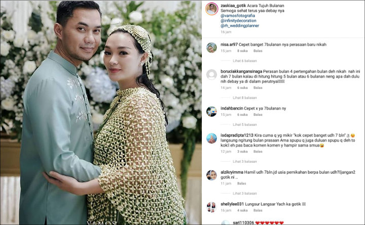 Foto Zaskia Gotik Saat 7 Bulanan