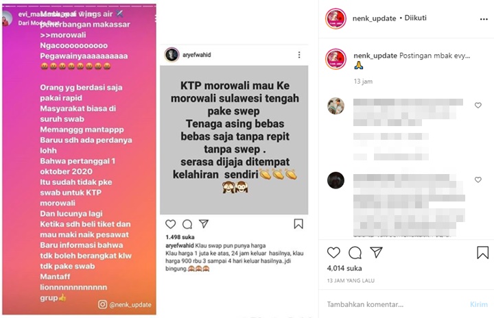 Evi Masamba dan Suami Bongkar Perlakuan \'Pilih Kasih\' Maskapai Penerbangan terkait Swab Test