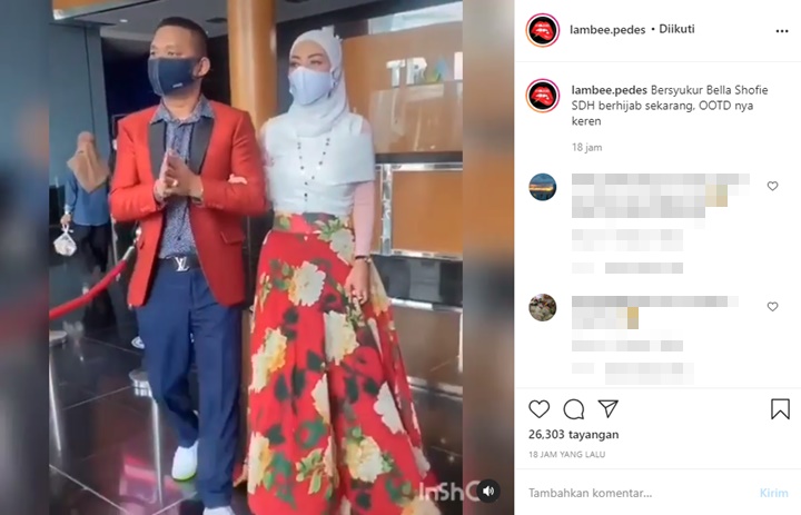 Bella Shofie Kenakan Atasan Super Unik, Malah Disebut Mirip Perban