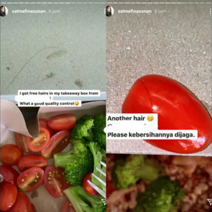 Salmafina Ngamuk Dihina Pemilik Restoran Usai Komplain Ada Rambut di Makanannya