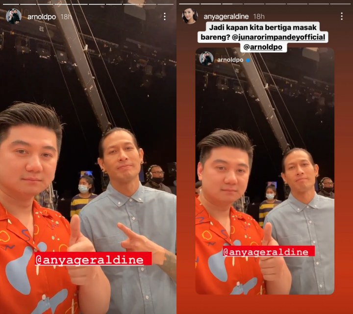 Chef Arnold dan Chef Juna Kompak Semangati Anya Geraldine, Dapat Balasan Tak Terduga Ini