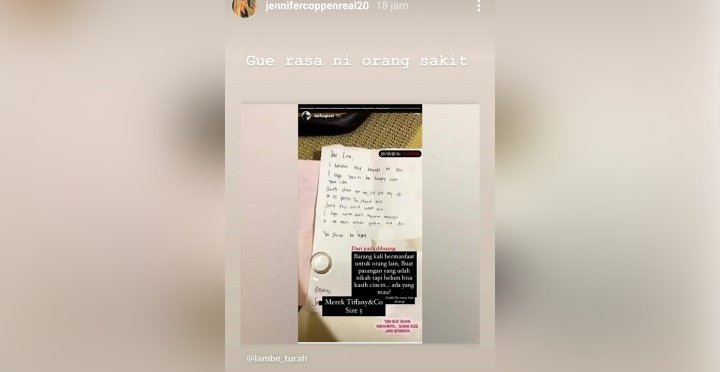 Jennifer Coppen Tanggapi Soal Lutfi Agizal Giveaway Cincin Salshadilla