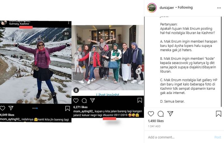 Ayu Ting Ting Diminta Pajak Jadian Umi Khalsum?