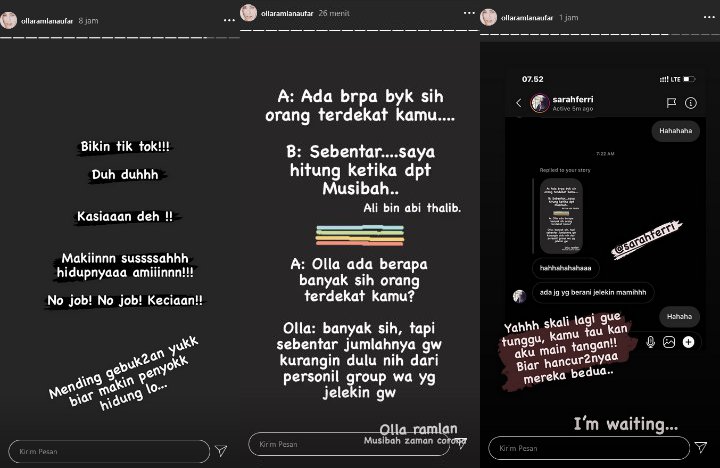 Postingan Olla Ramlan