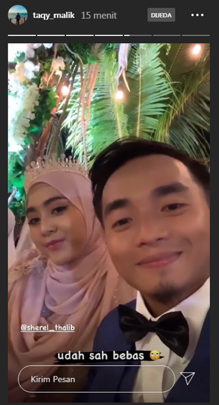 Lepas Status Duda, Taqy Malik Mantan Suami Salmafina Resmi Nikahi Wanita Cantik Ini