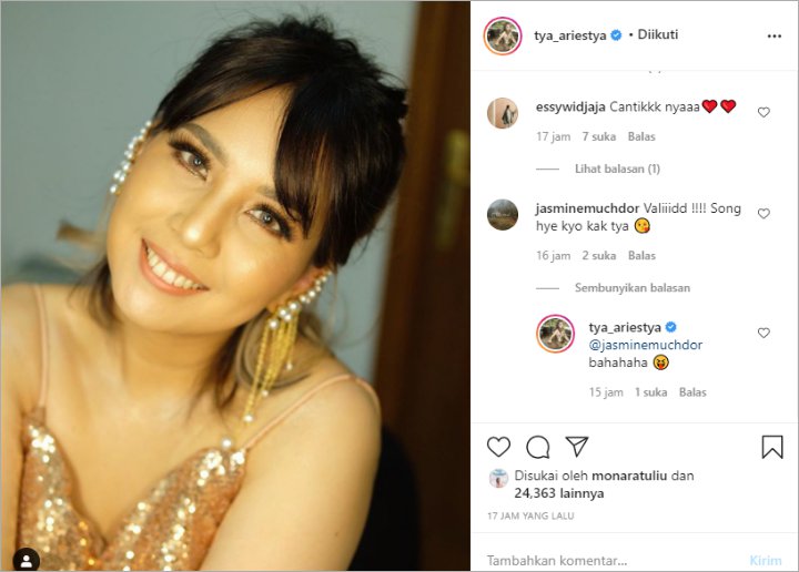 Makin Langsing Usai Jalani Diet, Tya Ariestya Disebut Mirip Song Hye Kyo Saat Jalani Pemotretan