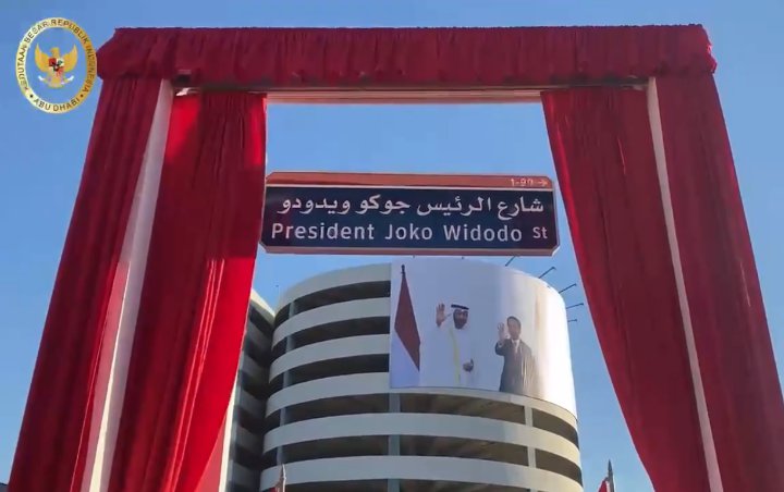Nama Presiden Joko Widodo Diabadikan Sebagai Jalan di Abu Dhabi