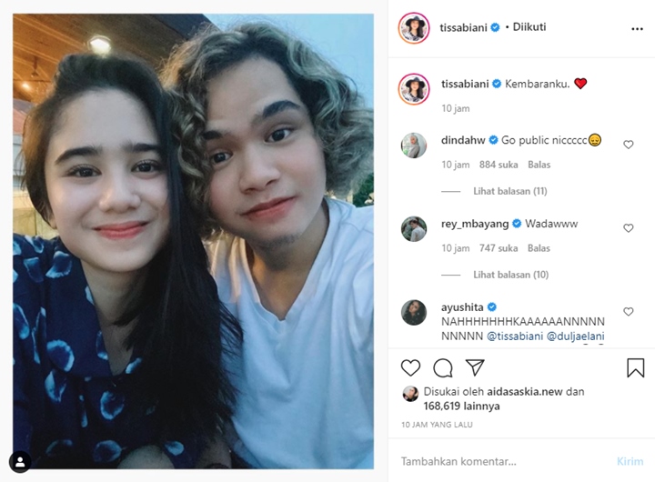 Tissa Biani \'Go Public\' Tunjukkan Kemiripan dengan Dul Jaelani Ramai Diyakini Berjodoh