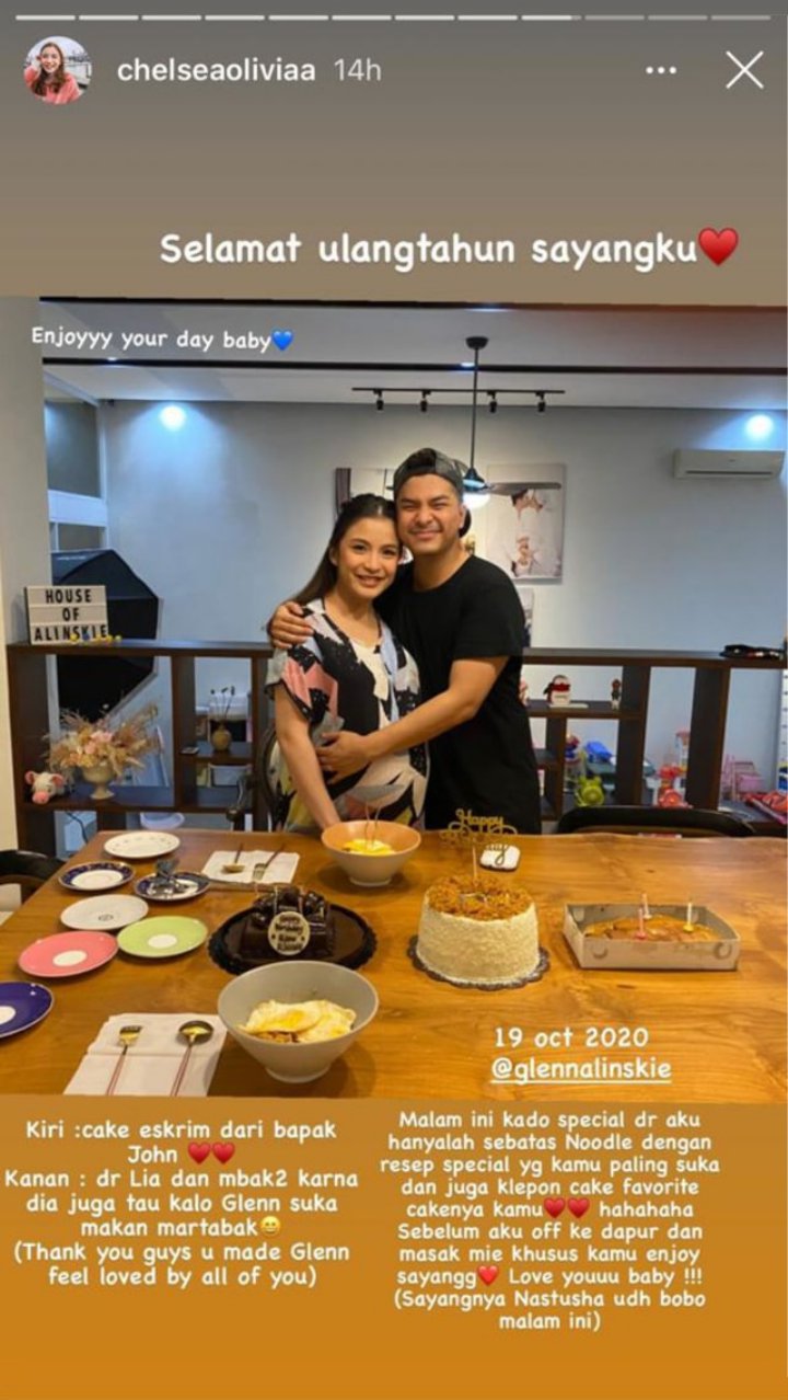 Chelsea Olivia Beri Hadiah Spesial Untuk Sambut Hari Ulang Tahun Glenn Alinskie