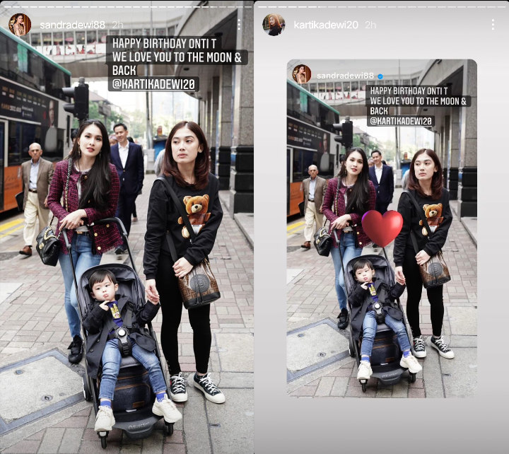 Sandra Dewi Puji Selangit Sang Adik yang Ulang Tahun, Paras Mirip Bak Kembar Bikin Salfok