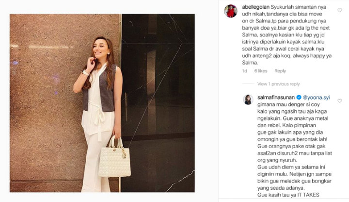 Salmafina Ngamuk Disebut Tak Punya Akhlak dan Terus Disalahkan, Ancam Bongkar Aib Taqy Malik