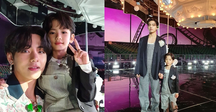 Model Cilik di Konser BTS Pamer Foto Uwu Bareng V dan Jimin 1
