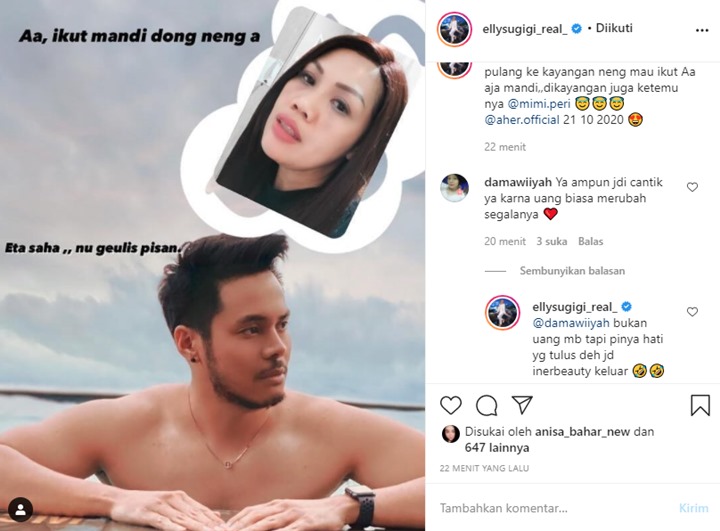 Ely Sugigi Bagikan Foto Cantik Tanpa Jilbab Sukses Bikin Geger