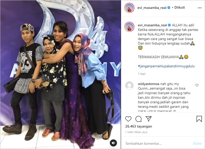 Evi Masamba Curhat Sempat Dihina Fisik Hingga Dianggap Tak Pantas