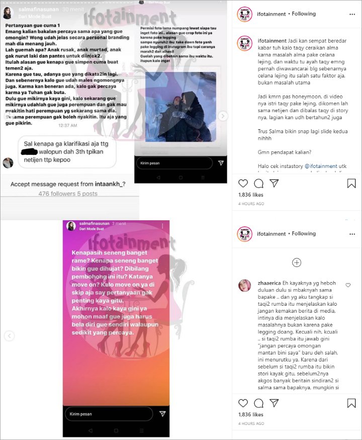 Salmafina Ngamuk dan Sindir Orang Munafik Tukang Tipu, Ancam Bakal Bikin Hidup Bak di Neraka