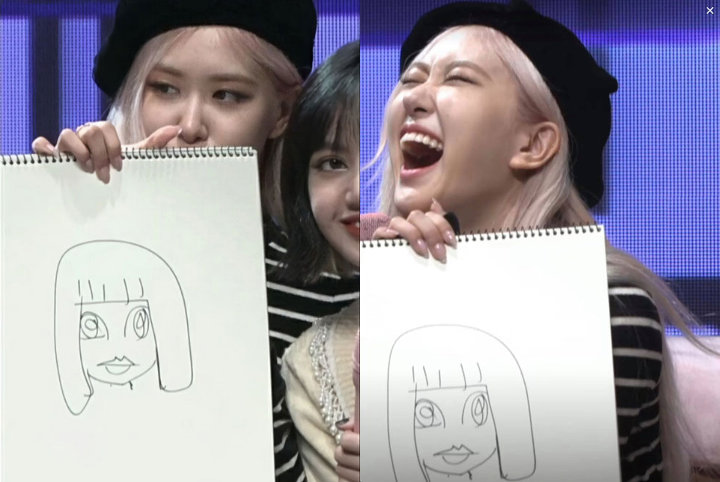 Wajahnya Digambar Rose Asal-Asalan, Reaksi Lisa BLACKPINK Jadi Sorotan 1