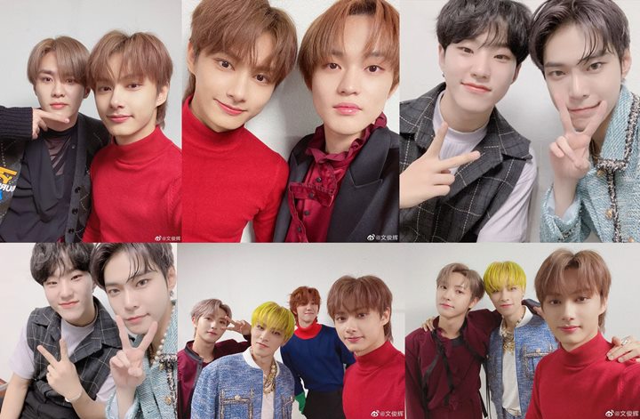 Kedekatan Member SEVENTEEN dan NCT di Backstage Acara Musik Jadi Sorotan