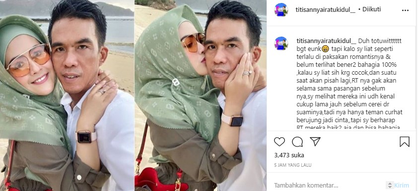 Kemesraan Meggy Wulandari dan Suami Baru Disebut Terpaksa, Rumah Tangga Diramal Tak Akan Langgeng