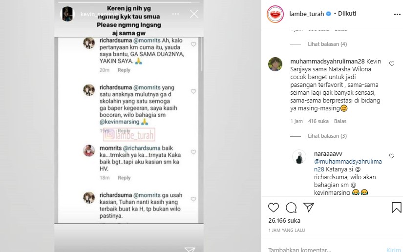 Digosipkan Jalin Hubungan Dengan Natasha Wilona, Kevin Sanjaya Beri Reaksi Mengejutkan