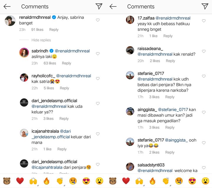 Renald Ramadhan Kepergok Kembali Main Instagram, Status Tersangka Narkoba Dipertanyakan