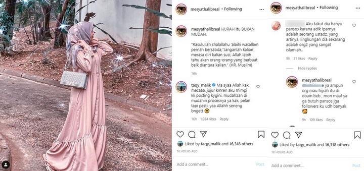 Kakak Ipar Taqy Malik Hijrah