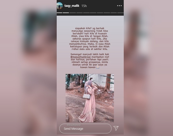 Reaksi Taqy Malik Diluar Dugaan