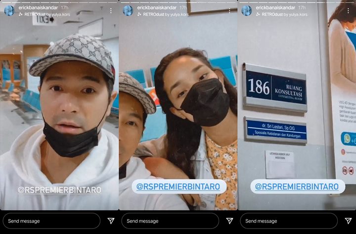 Bikin Heboh, Erick Iskandar Kepergok Antar Pacar ke Dokter Kandungan Sampai Pamer Hasil USG